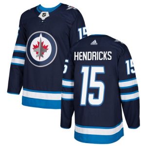 Herren Winnipeg Jets Eishockey Trikot Matt Hendricks #15 Authentic Navy Blau Heim